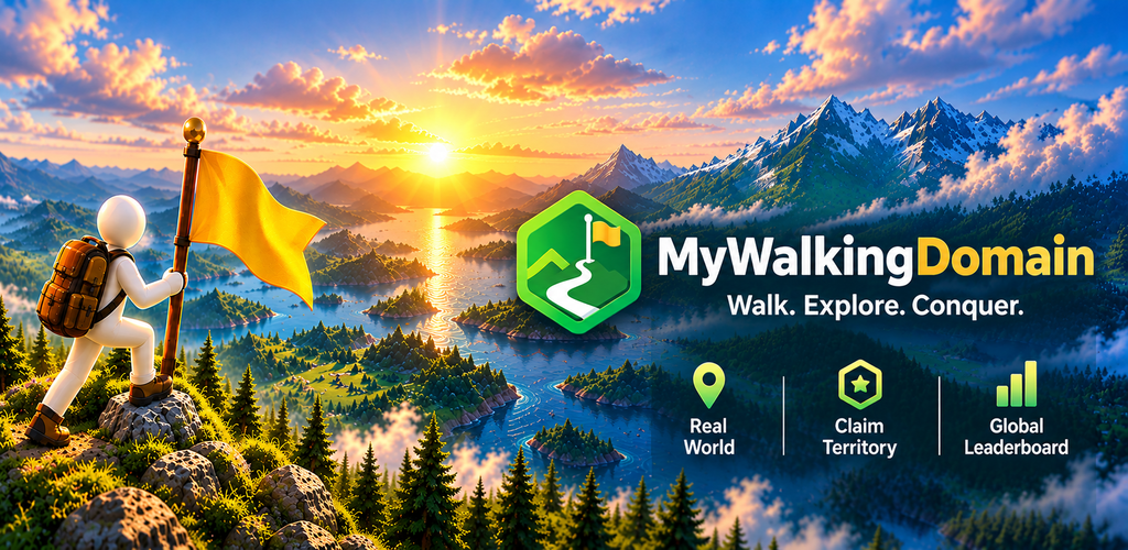 MyWalkingDomain: camina, explora y conquista; disponible para Android